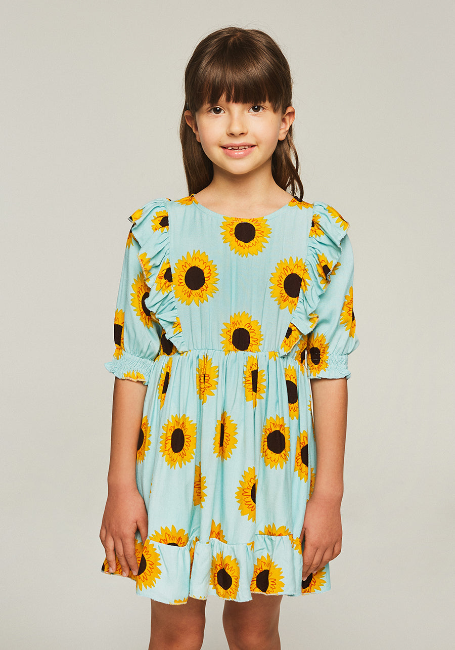 Little girl hotsell sunflower dress