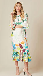 Flora Printed Long Dress