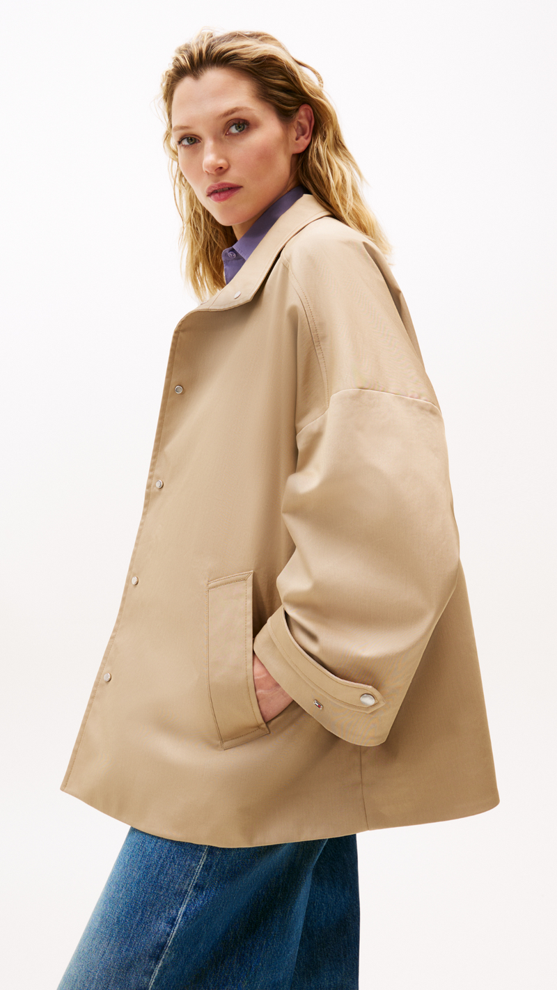 Water Repellent Oversized Car Coat