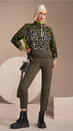 Trekking jumper with 3D effect knit