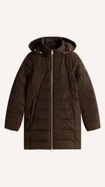 Faux Fur Hood Down Puffer Coat
