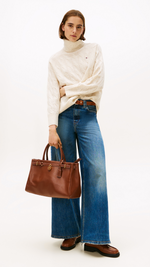 Cable Knit Soft Wool Relaxed Jumper