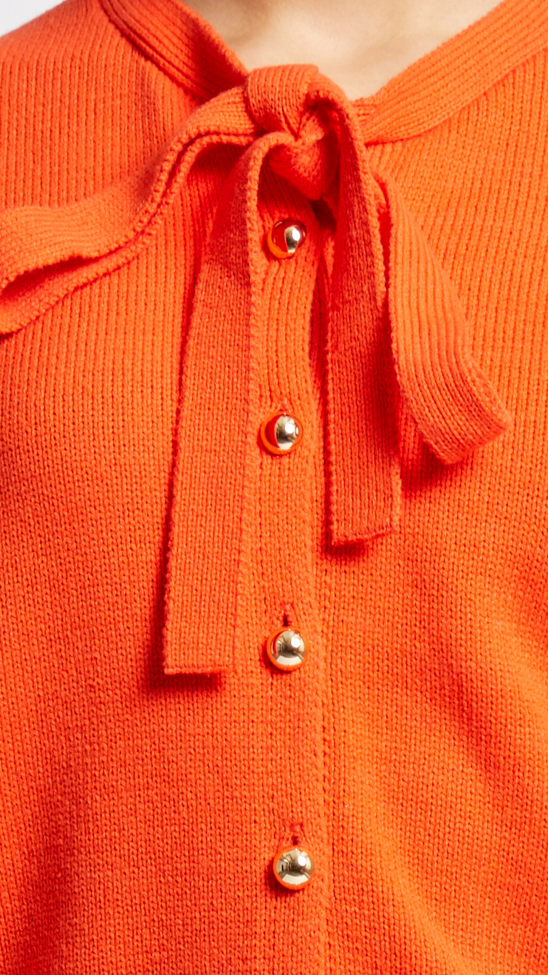 Varli Tie Neck Cardigan
