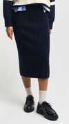 Wide Ribbed Skirt