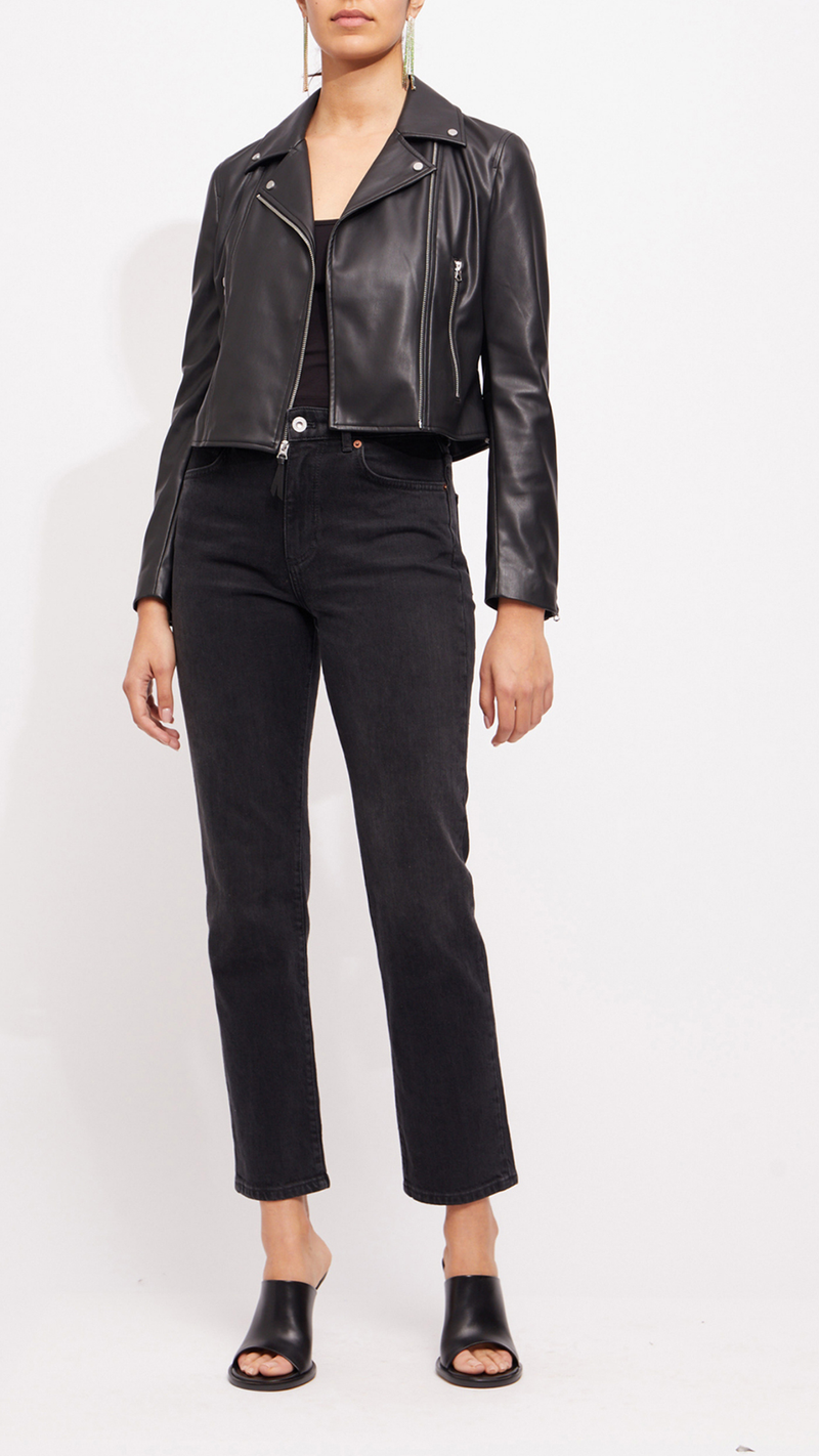 Etta Pu Leather Jacket