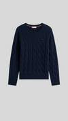 Cable Knit Soft Wool Jumper