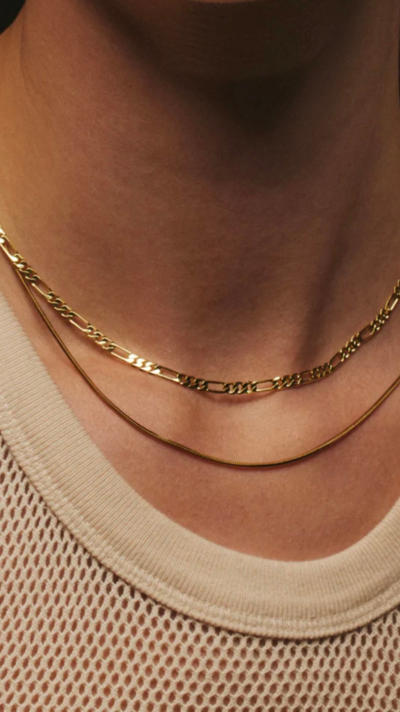 Cecilia Chain Necklace- Gold