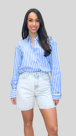 Logo Stripe Easy Fit Shirt