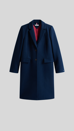 Single Breasted Coat With Cashmere