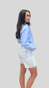 Logo Stripe Easy Fit Shirt