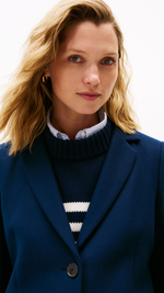 Single Breasted Coat With Cashmere