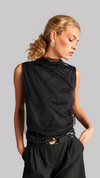 Tulle Sleeveless Shirt