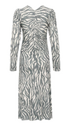 Ghita Zebra Graphic Jersey Dress