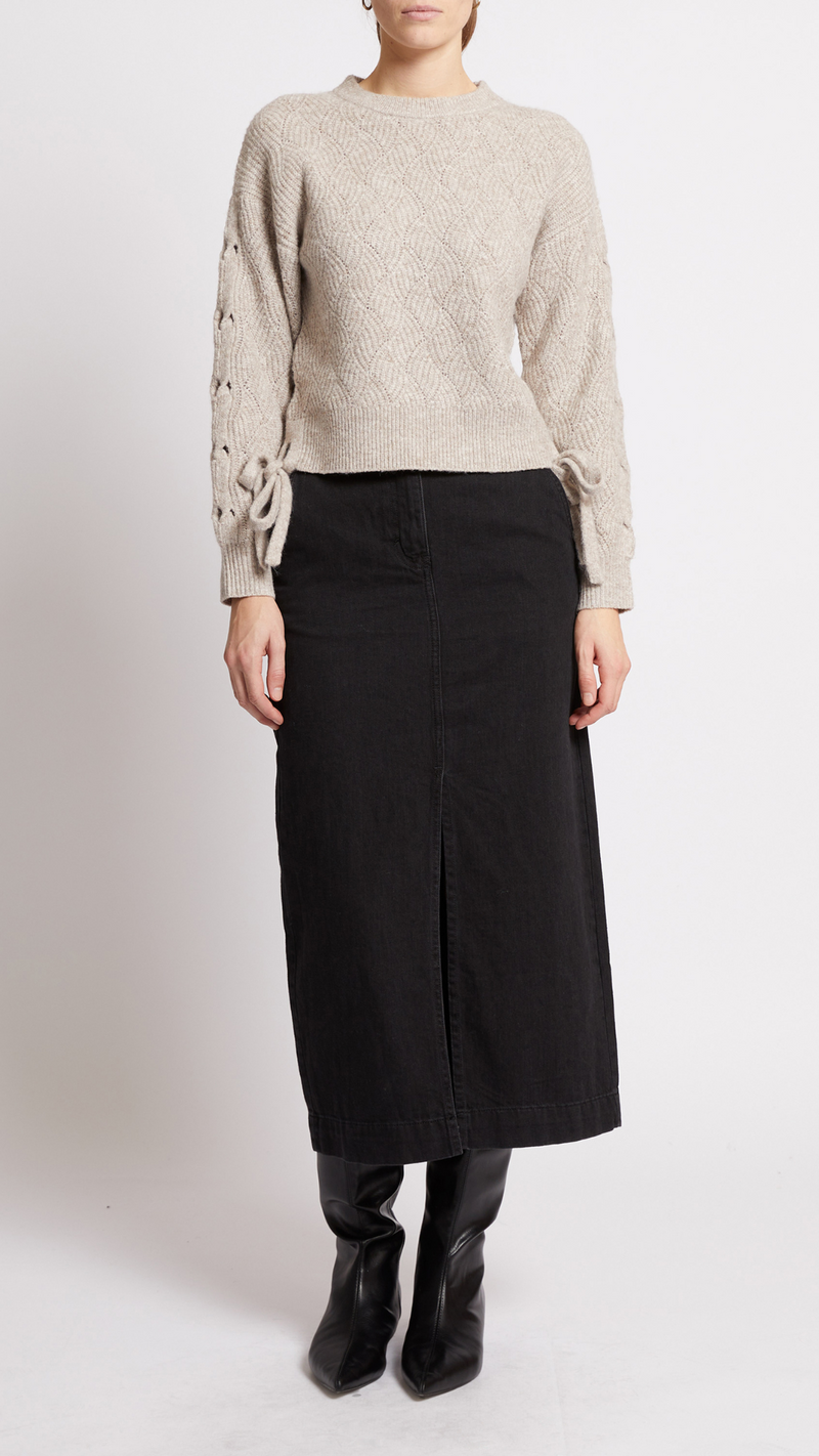 Tina Cable Tie Knit