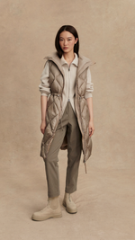 Navine Long Down Gilet