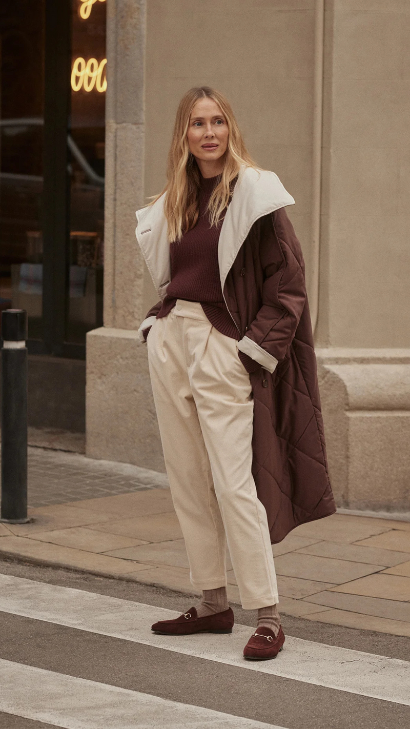 Annalise Reversible Wrap Coat