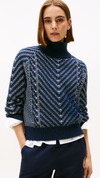 Pure Wool Cable Knit Relaxed Jumper