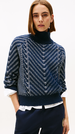 Pure Wool Cable Knit Relaxed Jumper