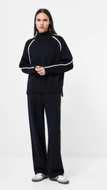 Jordan High Neck Sweater