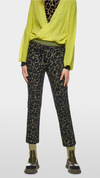 FREDERICA leopard print pull-on trousers