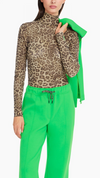 Leopard Long Sleeve Mesh