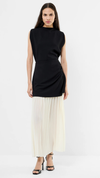 Zion Pleated Skirt Dress