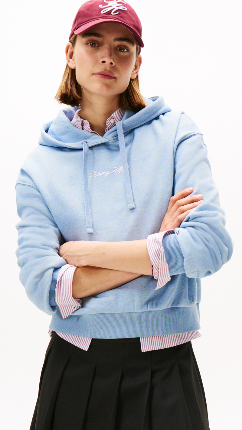 Classic Script Fleece Hoodie