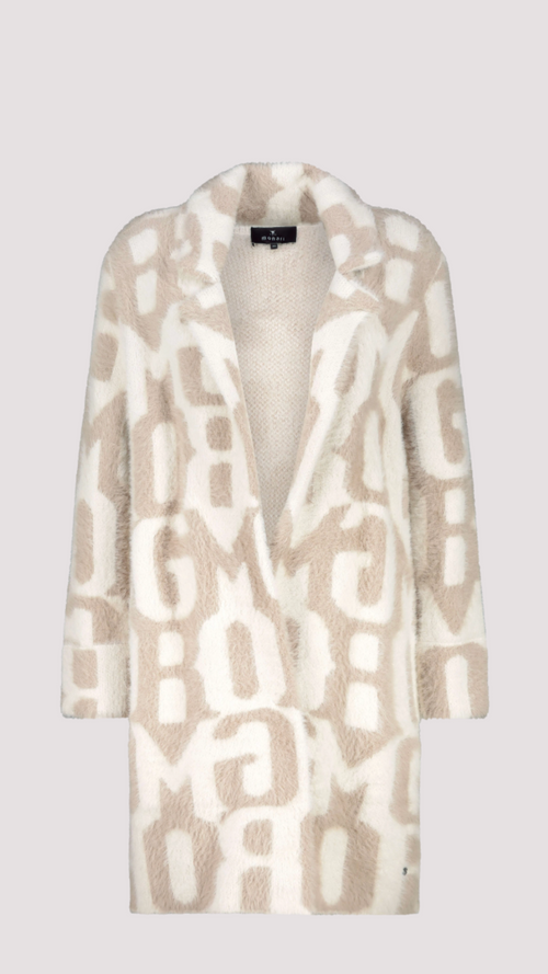 Jacket with lettering pattern