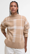 Harriet Tartan High-Neck Jumper