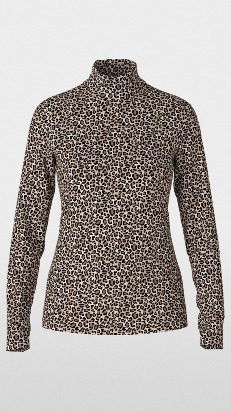 Longsleeve in Leo Print