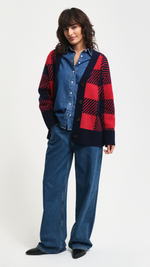 Buffalo Checked Cardigan