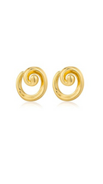 The Seashell Coil Stud Earrings