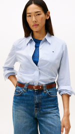 Regular Fit Striped Poplin Shirt