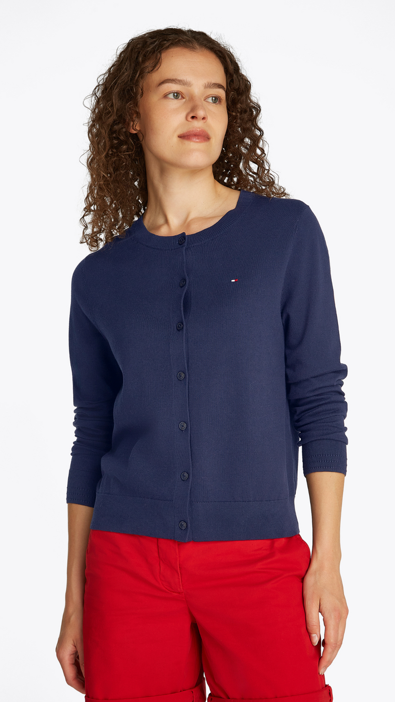 Cotton Jersey Stitch Cardigan