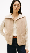Water Repellent Teddy Fleece Gilet