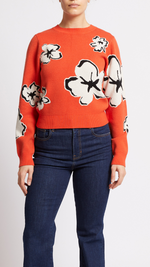 Paislee Floral Jaquard Jumper