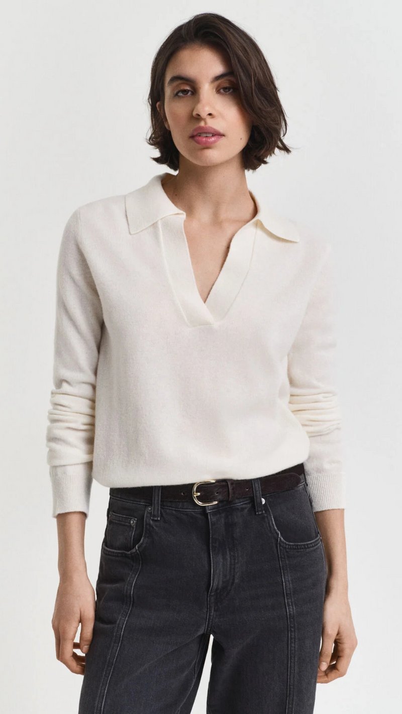 Superfine Lambswool Rugger Knit