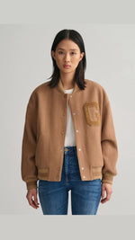 Wool Twill Varsity Jacket