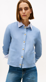 Cotton Jersey Revesible Cardigan