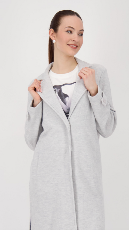 Cardigan made of boiled wool