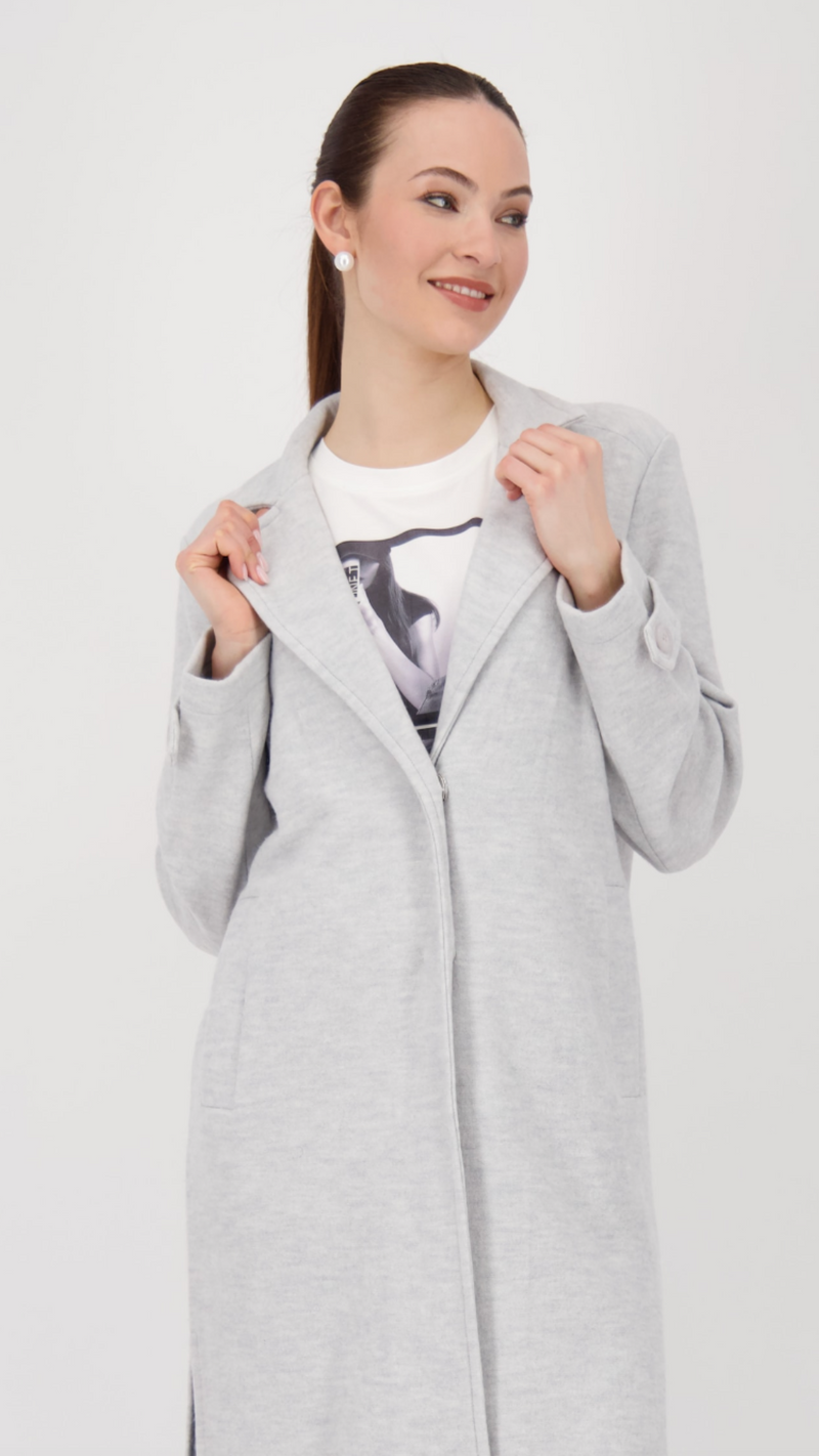 Cardigan made of boiled wool