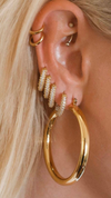 Amalfi Tube Hoops- Gold