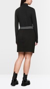 Long-sleeved turtleneck top