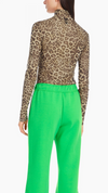 Leopard Long Sleeve Mesh