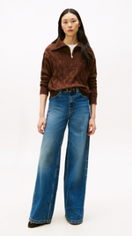 Cable Knit Soft Wool Half Zip Jumper