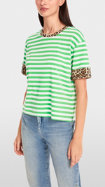 Striped T-shirt 3/4 sleeve