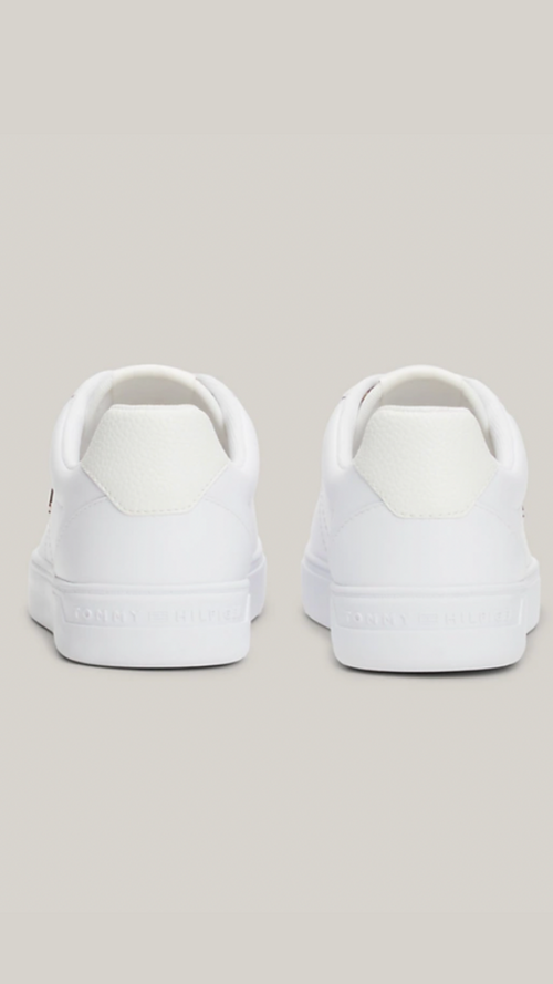 Elevated Leather Court Trainers