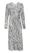 Ghita Zebra Graphic Jersey Dress