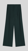 Wide leg trousers in textured fabric