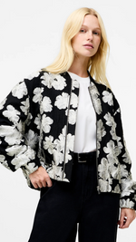 Lora Poly Jacquard Bomber